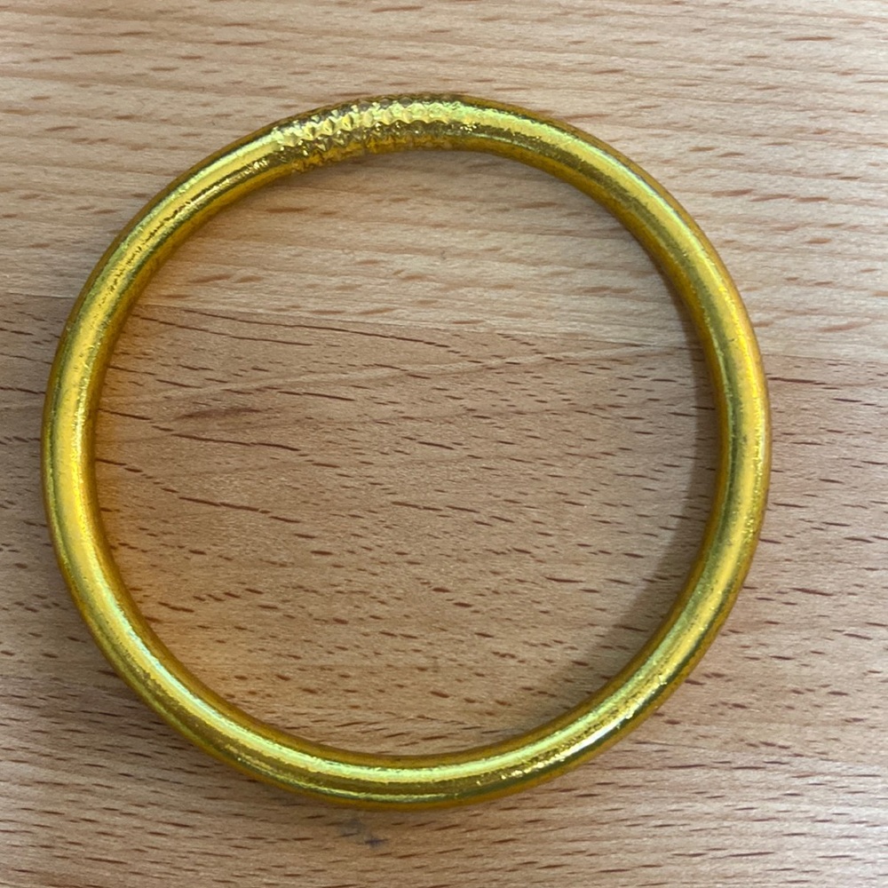 Three 7in Buddha girl all weather bangles